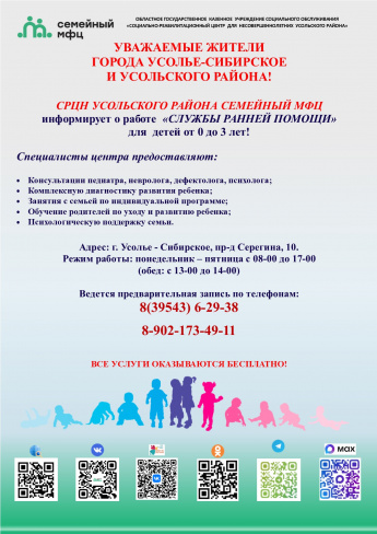 Информация об услугах Семейного МФЦ
